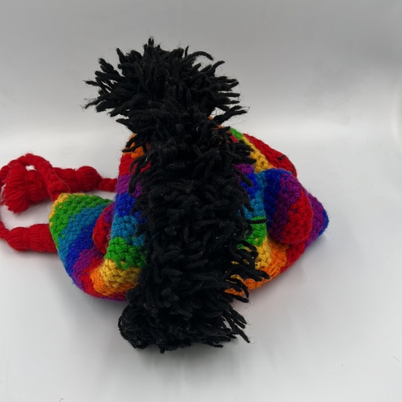 Nepal Rainbow Mohawk Monkey Hat - Picture 2 of 5